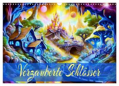 Produktbild von Verzauberte Schlösser (Wandkalender 2027 DIN A3 quer), CALVENDO Monatskalender