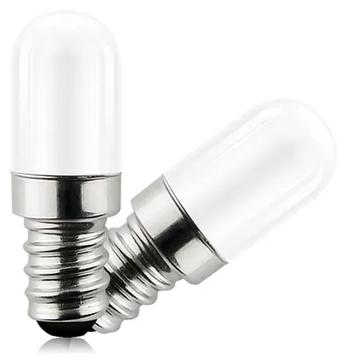 LED-Kühlschranklampe E14 1,5 W warmweiß 3000 K, 2er-Set