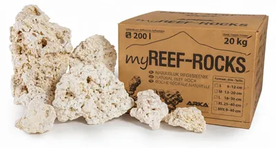 Riffstein-Mix 9-40 cm, 20 kg, Aragonit für Meerwasseraquarien