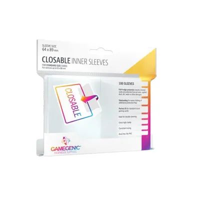 Produktbild von Gamegenic Closable Inner Sleeves Standard Size
