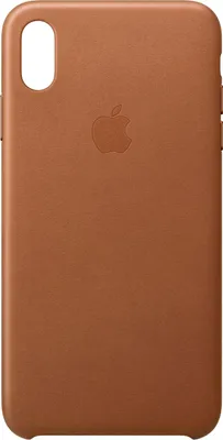 Zdjęcie produktu dla Apple Leather Backcover dla Apple iPhone Xs Max - Saddle Brown