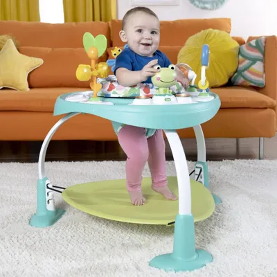 Immagine prodotto di Bright Starts 2 in 1 Baby-Hopser e Tisch Bounce Baby Playful Pond