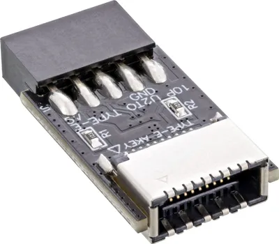 Image de InLine® Adaptateur interne USB 2.0 vers USB 3.2 type-E Key-A
