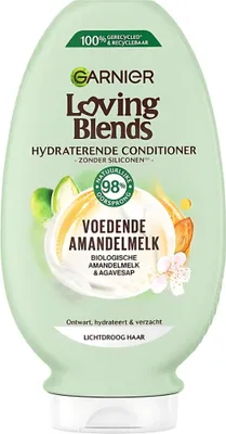 Obrázek produktu pro Garnier Loving Blends Vyživující kondicionér s mandlovým mlékem, 250 ml - 1 kus