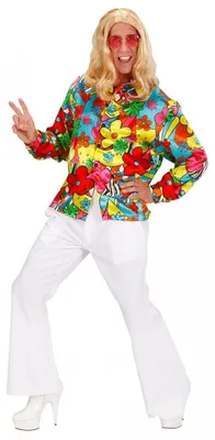 Produktbild von 60er Jahre Blumenhemd für Männer | S-XXL Größe: M