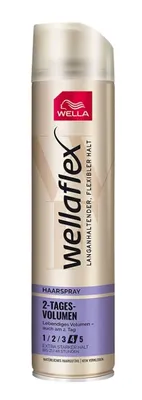 Obrázek produktu pro Wellaflex, Lak na vlasy pro dvoudenní objem, 250 ml (VÝROBEK Z NĚMECKA)