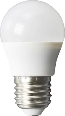 Produktbild von LED Tropfenlampe McShine, E27, 6W, 480lm, 160°, 3000K, warmweiß, Ø45x78mm
