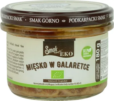 Produktbild von -FLEISCH IN GELEE 180 g - ÖKO-GESCHMACK