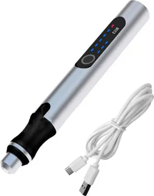 Obrázek produktu pro Přenosné gravírovací pero Mini elektrická vrtačka Pen LED displej rychlosti řezbářské pero gravírovací stroj gravírovací nástroje dobíjecí bruska