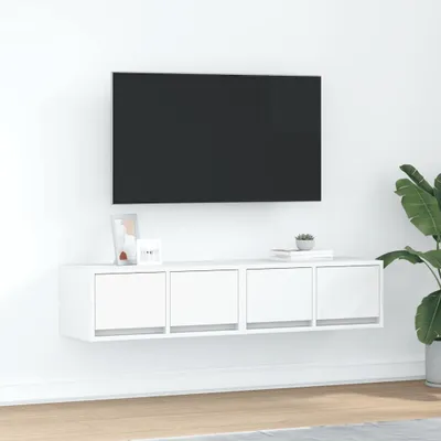 Produktbild von vidaXL TV-Schränke 2 Stk. Weiß 60x31x25,5 cm Holzwerkstoff