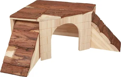 Produktbild von Kerbl NATURE Meerschweinchenhaus mit Rampen