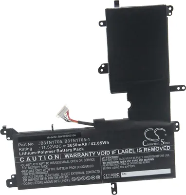 Produktbild von vhbw Akku kompatibel mit Asus VivoBook Flip 14 TP410UR-EC089T Notebook (3650 mAh, 11,52 V, Li-Polymer)