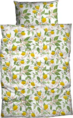 Produktbild von Casatex Bettwäsche Lemon" gelb 1x 155x220 cm + 1x 80x80 cm"