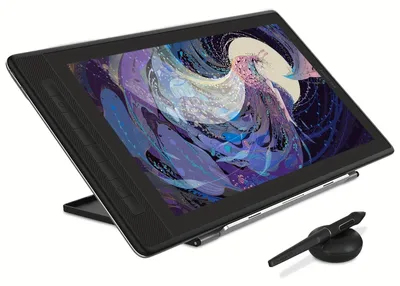 Image de Tablette graphique - Tablette de dessin numérique - Tablette graphique - Écran de dessin - Tablette créative - Écran QHD de 15,8 pouces