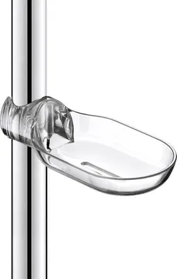Image de Delabie porte-savon coulissant, amovible, trans. pour poignée D25, D25 et D25. Poignée D25 et 32mm