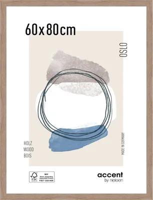 Produktbild von accent by nielsen Holz Bilderrahmen Oslo, 60x80 cm, Eiche