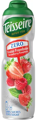 Immagine prodotto di Sciroppo Teisseire fragola e lampone zero zucchero 600ml - Cocktail (1 confezione)