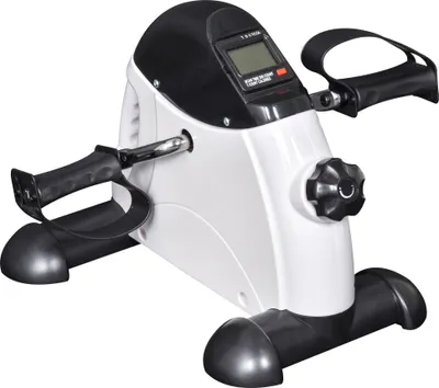Produktbild von HOMCOM Fitnessbike Hometrainer Indoorsportbicycle Exercise Bike Fitness LED Display 5 Modelle (grau/mini bike)
