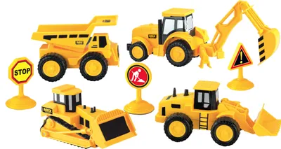 Produktbild von Auto - Baumaschinen-Set
