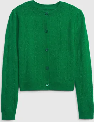 Produktbild von GAP Kinder Strickjacke mit Herz-Muster
