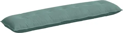 Image de Coussin lombaire vert océan, 200 x 50 cm, tissu cord