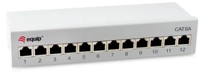 Produktbild von Equip 326522, 10GBase-T, 10 Gigabit Ethernet, 10000 Mbit/s, RJ-45, Cat6a, Grau