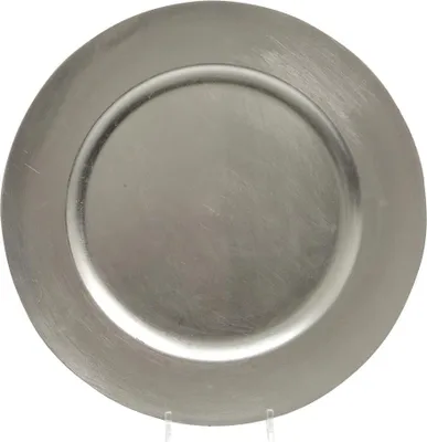 Produktbild von Kaemingk Kunststoffteller silber Ø 33 cm
