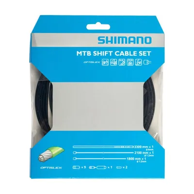Immagine prodotto di Shimano Optislick MTB -vaihdevaijerisetti, musta