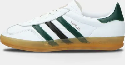 Produktbild von Adidas Gazelle Indoor White Black Green - IE2957- 36 2/3