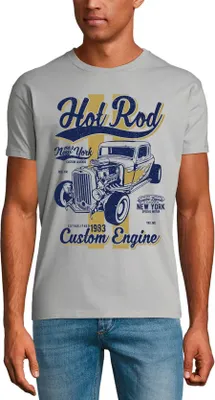 Produktbild von Herren Grafik T-Shirt Hot Rod New York seit 1983 - Kundenspezifische Motoren – Hot Rod New York Since 1983 - Custom Engine – Geschenk 41. Geburtstag