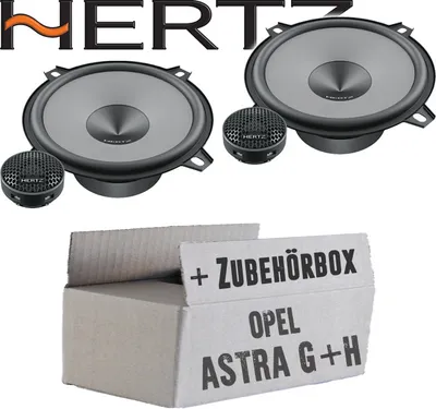 Produktbild von Hertz K 130 - KIT - 13cm Lautsprecher Komposystem - Einbauset passend für Opel Astra G + H Tür hinten - justSOUND