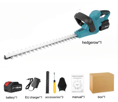 Obrázok produktu pre Elektrické nožnice na živé ploty – akumulátor 18V – 2000W bezkomutátorový motor – dvojitá čepeľ 51 cm – hrúbka rezu 26 mm – 7200 zdvihov/min – s 1 akumulátorom