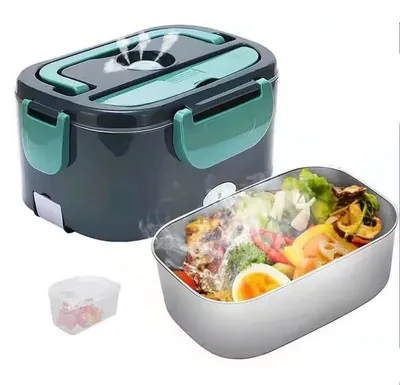 Produktbild von Elektrische Lunchbox - 1,5L Warmhalte-Dose - 80W Schnellheizung - 220V - Speisebehälter mit Warmhaltefunktion für Zuhause und Büro