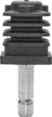 Produktbild von WAGNER Stift + Vierkanthülse 2tlg. - 22 / 25 / Ø 8 mm x 25 / 26 / 55 mm, für Möbelrolle / Möbelgleiter Aufnahme 8 mm - 11008599