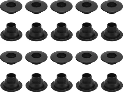Zdjęcie produktu dla 10 par tulei do piłkarzyków, czarne, 15,8 mm, do wałków 5529