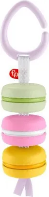 Immagine prodotto di Fisher-Price GRR45 - Babys erste Macaron, Babyrassel-Aktivitätsspielzeug, Babypielzeug für Babys ab der Geburt