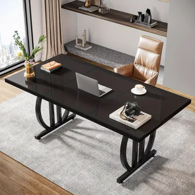 Productafbeelding van Bureau - Werkplek - Computertafel - Schrijftafel - Kantoorbureau - Moderne Industrieel - 160 cm Breed