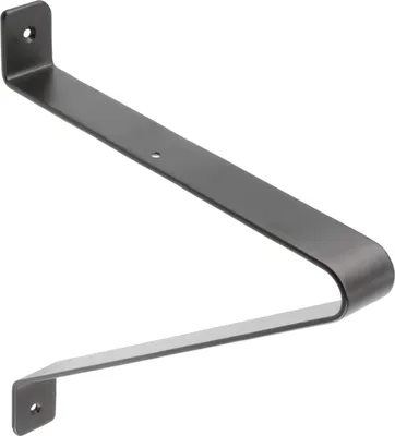 Produktbild von GTV Regalträger 25x22 cm I Schwarz matt I Retro Industrial Metall Wandträger I Regalhalter für Wandregal I PP-GALA-20M