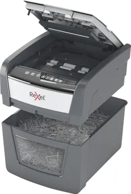 Produktbild von Rexel AutoFeed 45X, Kreuzschreddern, 4 x 28 mm, 20 l, 150 Blätter, 55 dB, Berührung