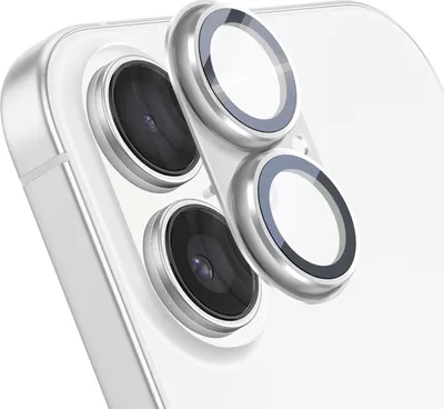 Image de Avizar, protection d'objectif pour appareil photo iPhone 17, cadre monobloc en aluminium, argent