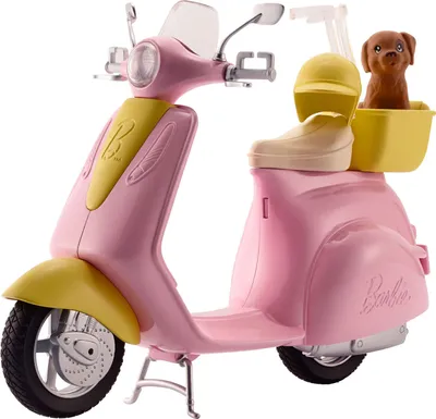 Zdjęcie produktu dla Barbie skuter ze szczeniaczkiem