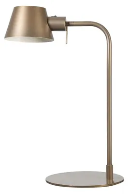 Productafbeelding van Tafellamp Dex anodic bruin 40cm