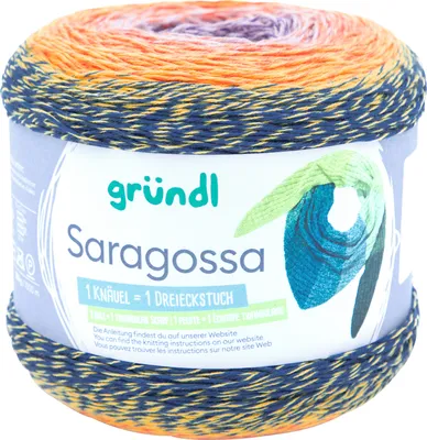 Produktbild von Gründl Saragossa Farbverlausbobbel 250 g 1000 m LL; 50%Baumwolle/50 % Polyacyrl 05