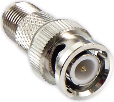 Zdjęcie produktu dla Adapter maksymalnej łączności ShiverPeaks S/CONN z gniazda F na wtyk BNC (85330)