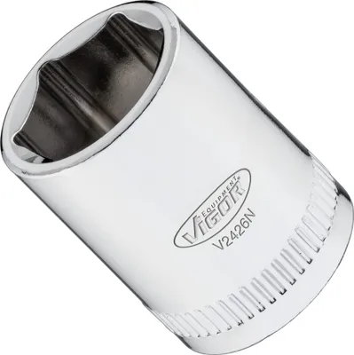 Produktbild von VIGOR Steckschlüsseleinsatz V2426N 1/4" Außen Sechskant Profil SW 14 mm