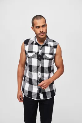 Produktbild von Brandit Karo Shirt Top Größe XXL Farbe Weiß/Schwarz