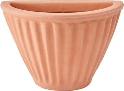 Produktbild von Garden Italia Vasen – GERLA Wandvase/Korb zentrighe Seite 31 cm – Höhe 21 cm – Hergestellt in Italien – 100 % recycelbar – Vase aus IMPRUNETA-Farbharz – Leicht – stoßfest, 21
