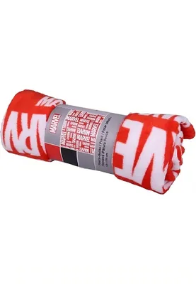 Produktbild von Marvel - Fleecedecke Supersoft - rot/weiß - 130x150 cm