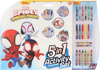 Produktbild von Spider-Man 5-in-1 Farbset – Kreatives Malset für Kinder