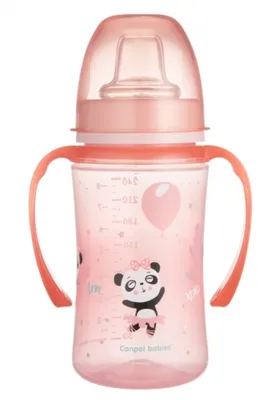 Image de Canpol babies EasyStart gobelet non-distributeur - Panda - rose